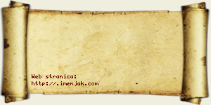 Danijela Aljančić vizit kartica